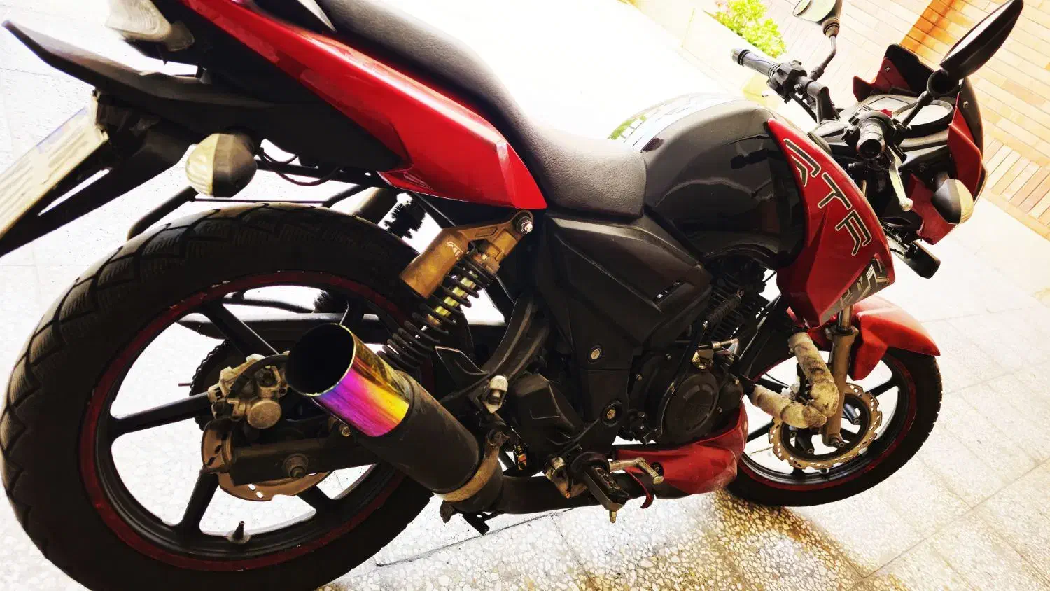 فروش موتور آپاچی ۱۸۰ مدل ۱۳۹۳|موتورسیکلت|گرگان, |دیوار