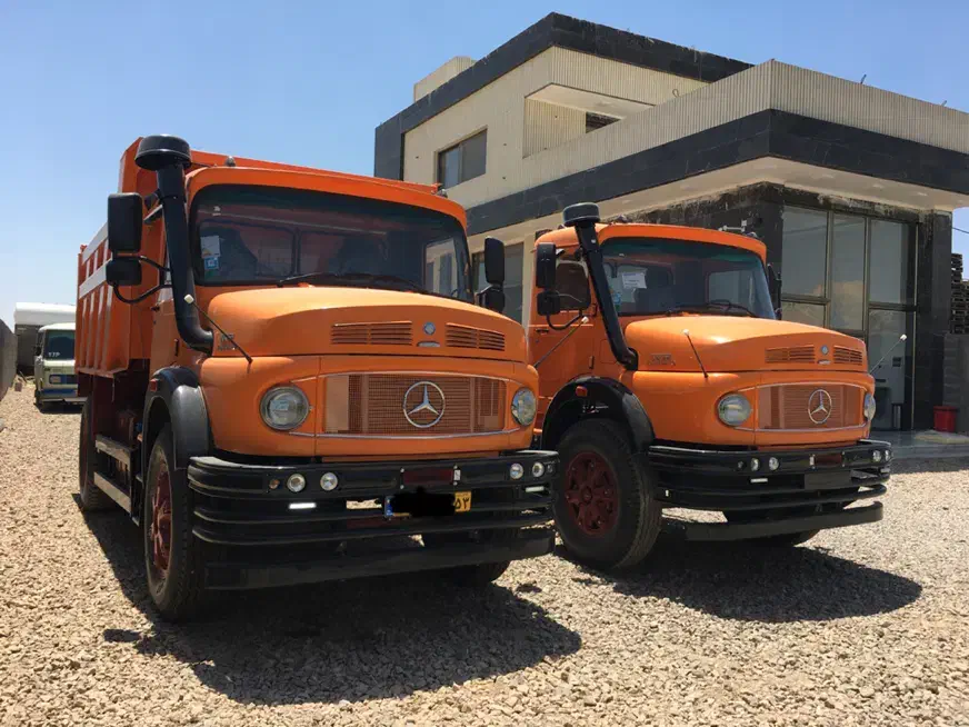 بنز تک کمپرسی زیرمایلر کمپرسی،باری|خودرو سنگین|اصفهان, آبشار|دیوار