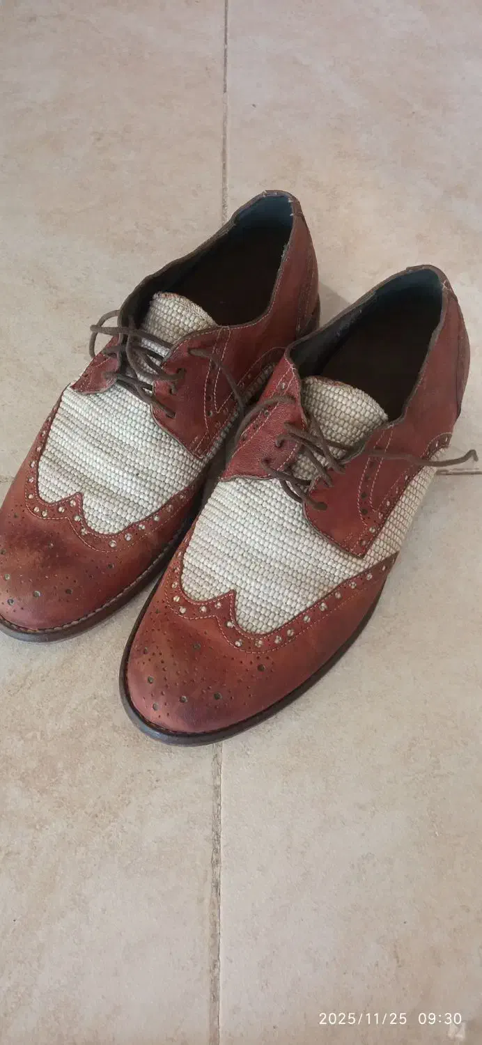 کفش مردانه تمام چرم سایز 42|کیف، کفش، کمربند|سنندج, |دیوار