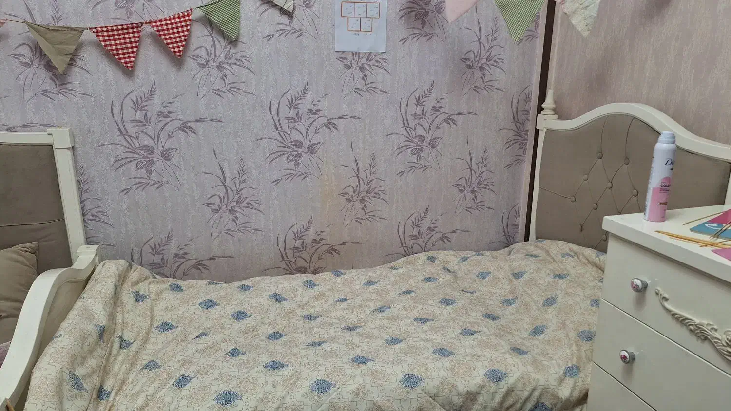 دو تخت نوجوان|تخت و سرویس خواب|تهران, خواجه نصیر طوسی|دیوار