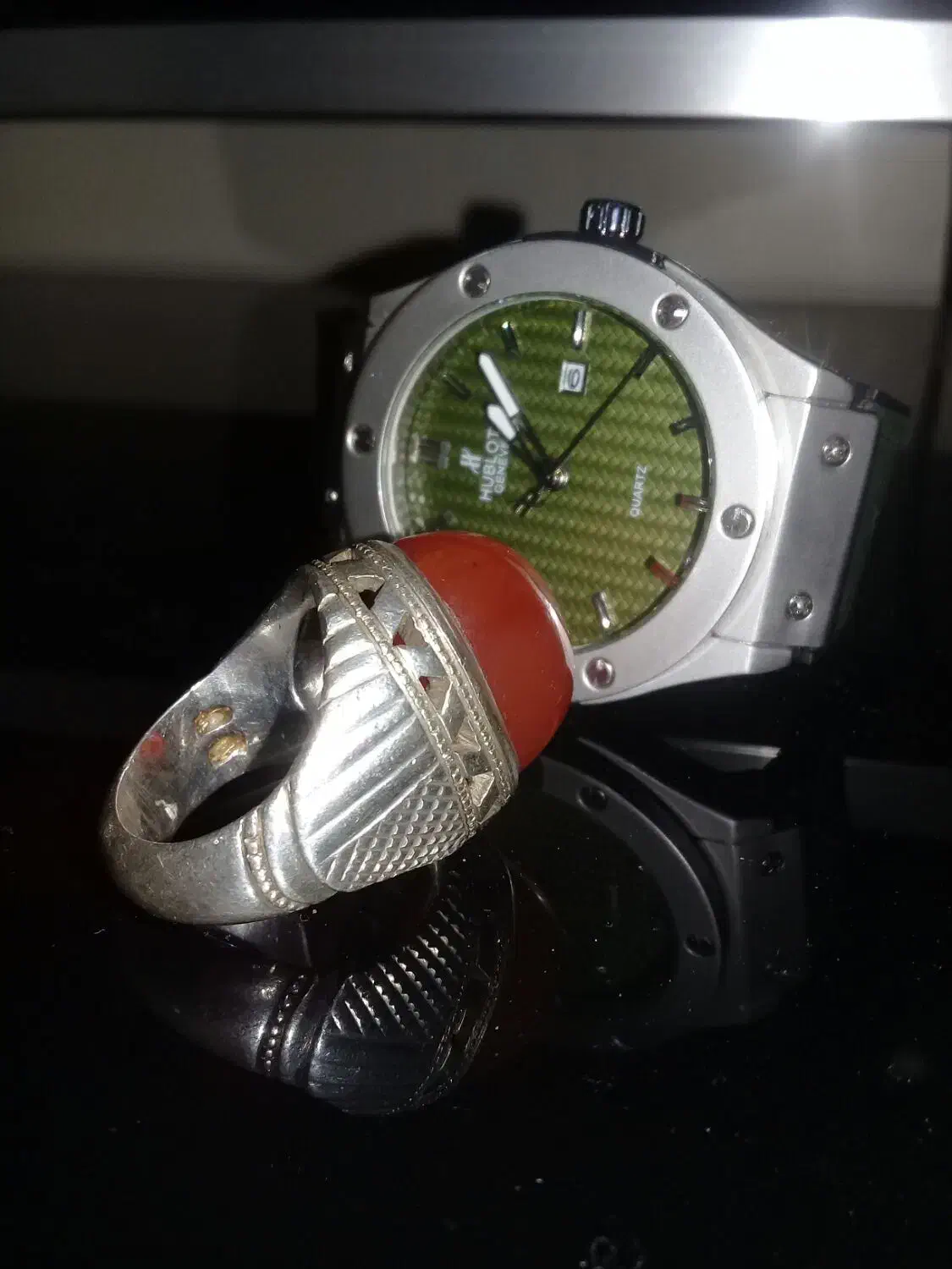 انگشتر نقره عقیق یمن تهران رسول محمدی کهنه قدیمی|جواهرات|تهران, شمیران‌نو|دیوار