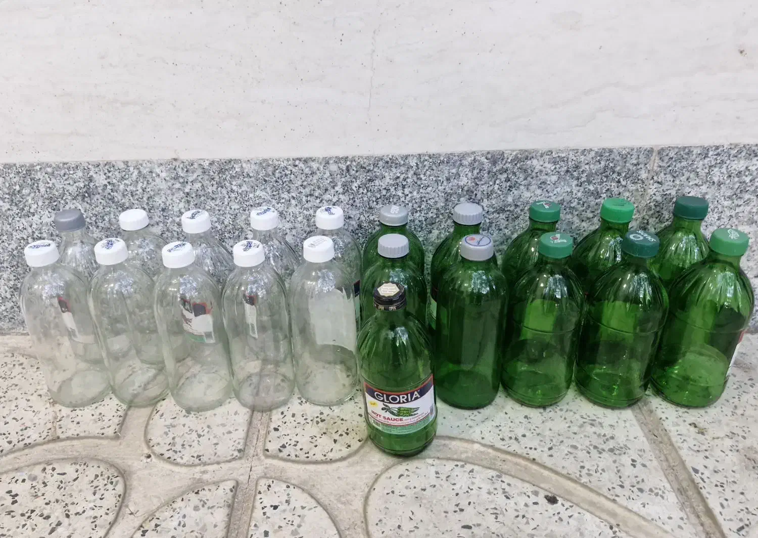 بطری شیشه ای|ظروف نگهدارنده، پلاستیکی، یک‌بارمصرف|همدان, |دیوار