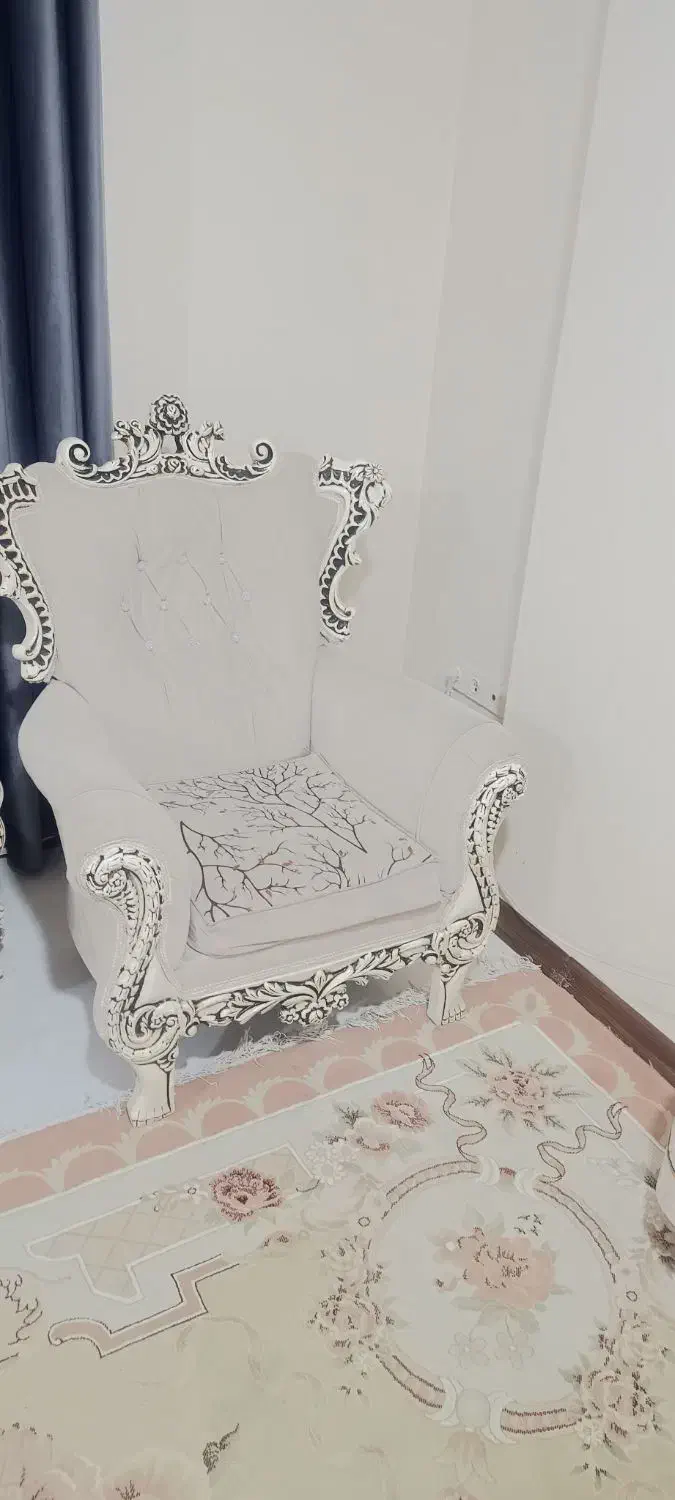 مبل هفت نفره تمیز|مبلمان خانگی و میز عسلی|اهواز, کمپلو شمالی|دیوار