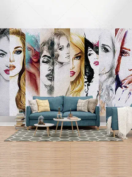 فروش و نصب انواع کاغذ دیواری و پوستر دیواری|خدمات پیشه و مهارت|صدرا-فارس, فاز ۱|دیوار