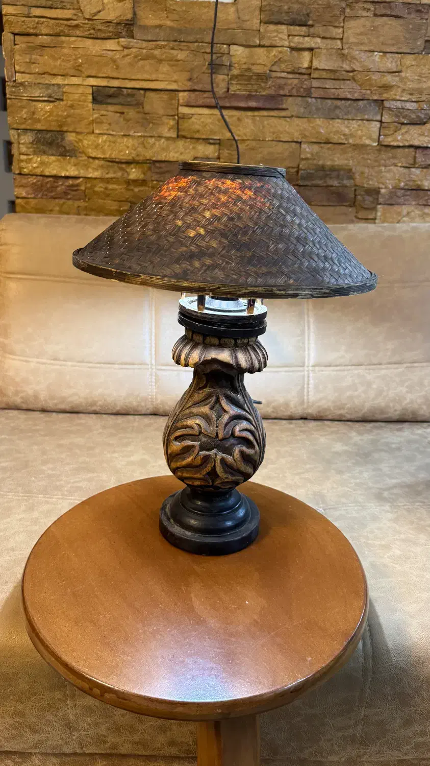 آباژور چوب هندی|چراغ خواب و آباژور|اهواز, کوروش|دیوار