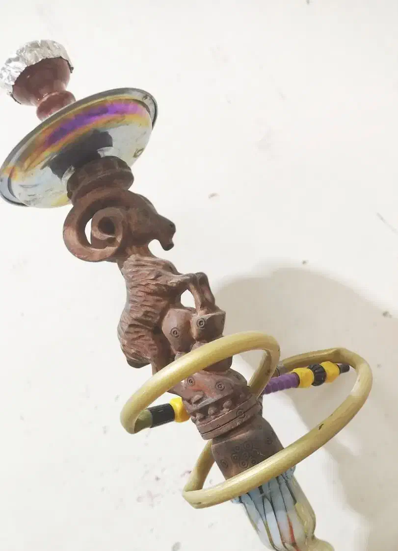 قلیون پرتقال نعناع ۳ساله راه افتاده حرفه ایی|کلکسیون و سرگرمی|قم, دروازه ری|دیوار