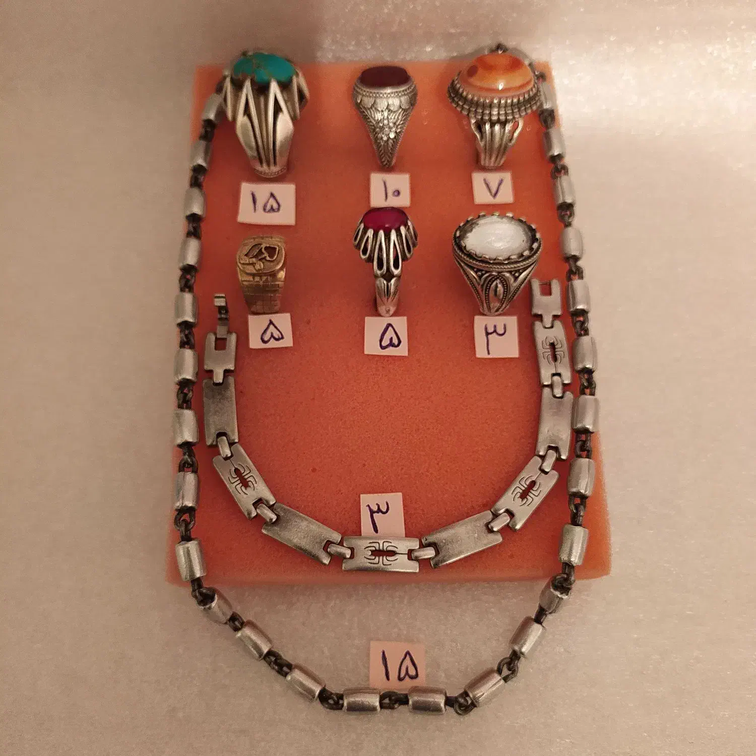 انگشتر نقره مردانه|جواهرات|تبریز, |دیوار