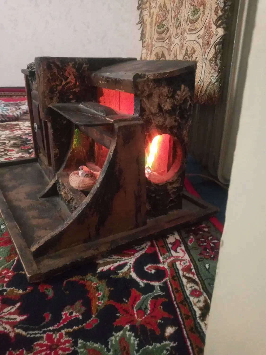 چراغ خواب دستساز(طرح کلبه)|چراغ خواب و آباژور|اندیشه, شهرک کوثر|دیوار