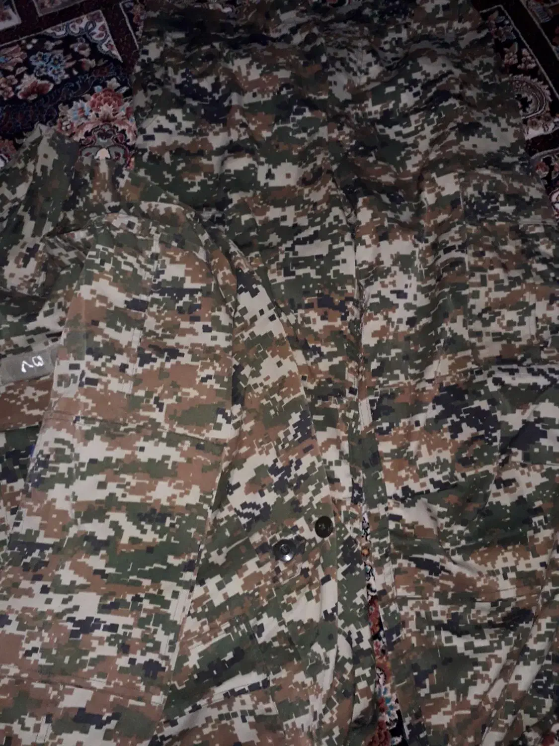 لباس 511مشکی شیش جیب پیکسلی سبز جلیقه|لباس|رشت, توشیبا|دیوار