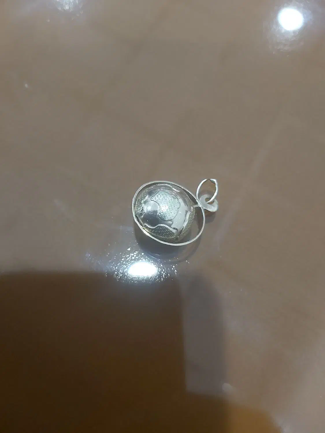 گردنبند گوی کره زمین طلا|جواهرات|قم, زنبیل آباد|دیوار