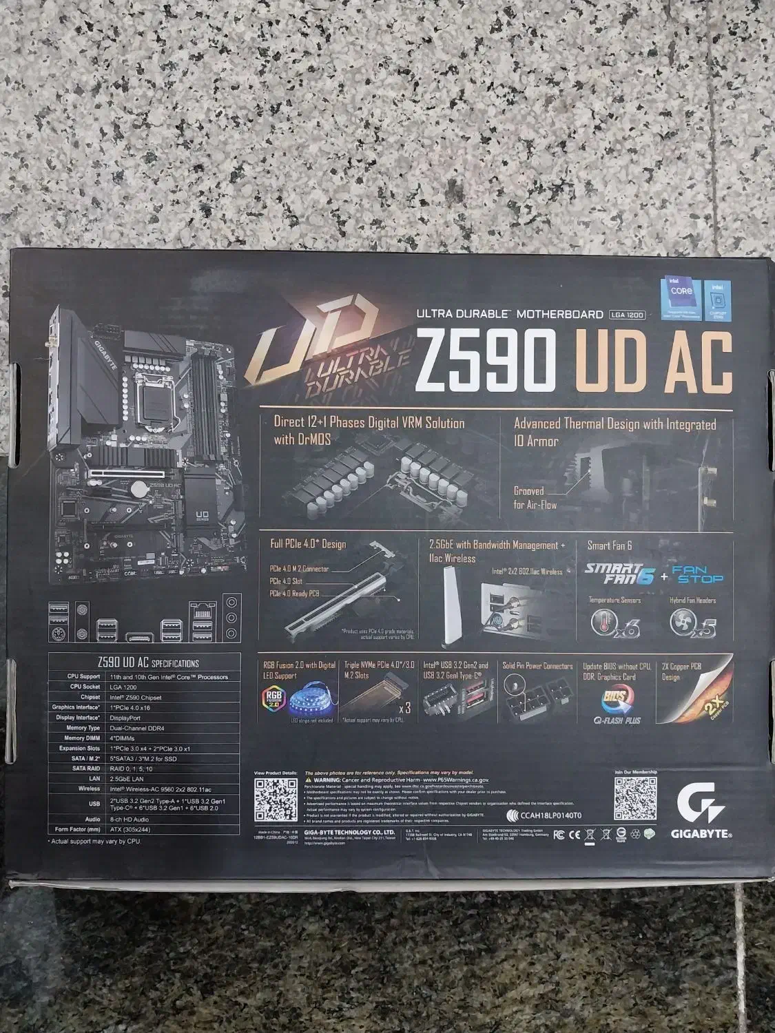مادربرد Z590 UD AC گیگابایت|قطعات و لوازم جانبی رایانه|تهران, میدان ولیعصر|دیوار