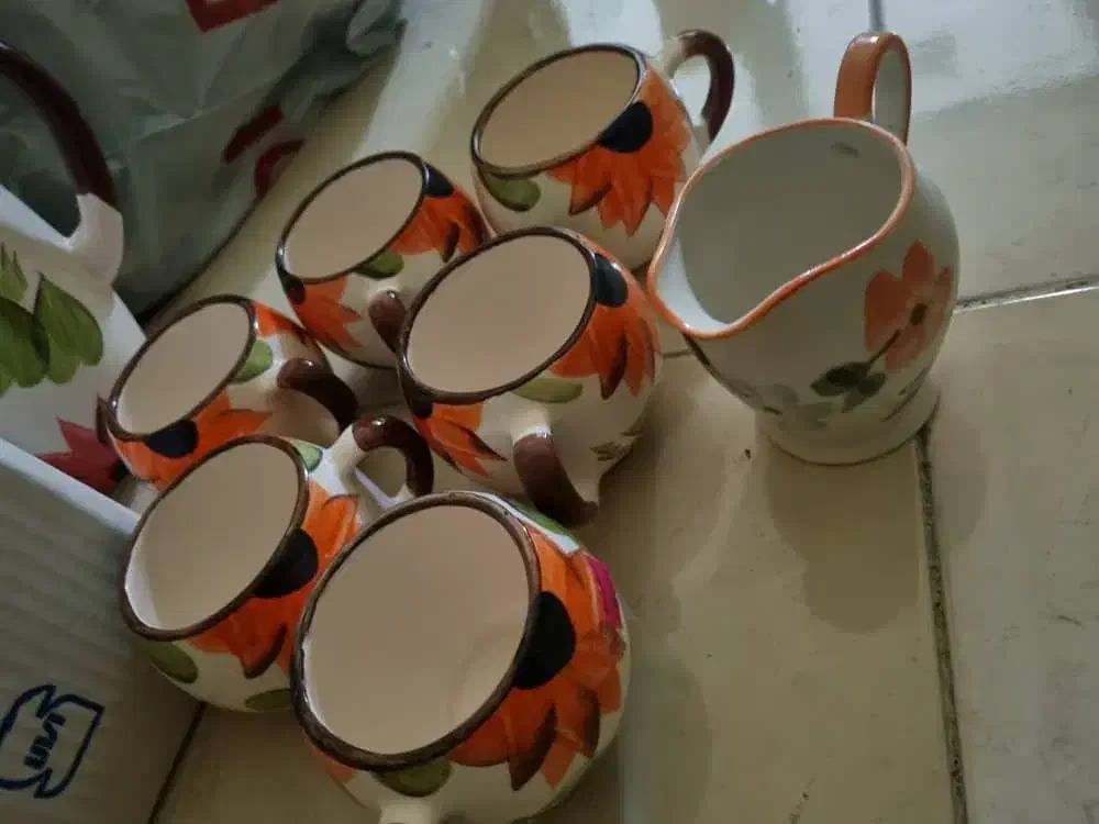 ظرف و ظروف مینا کاری به دلیل ورشکستگی زیر قیمت|حراج|رویان, |دیوار