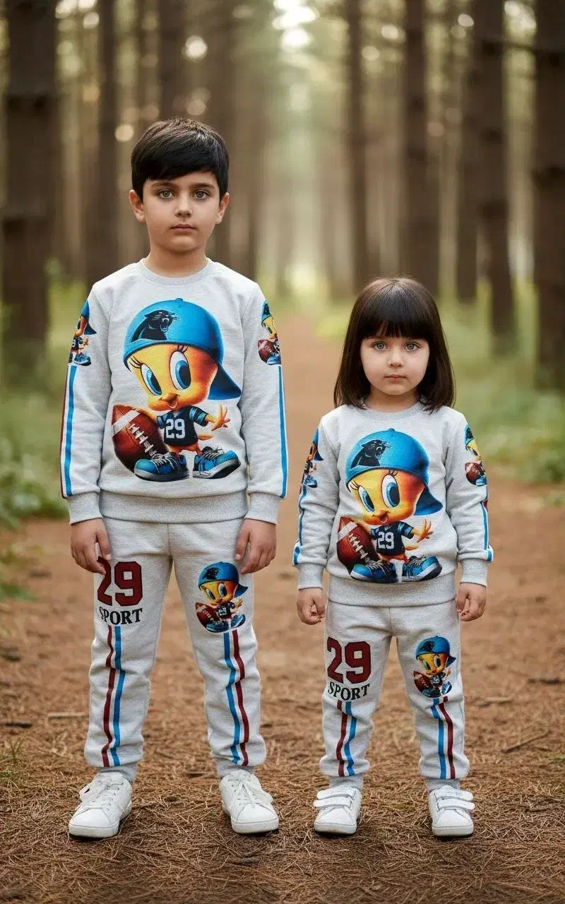 لباس شلوار بچه گانه طوسی سایز ۴۰و۴۵و۵۰و۵۵|کفش و لباس بچه|کرج, گلشهر|دیوار