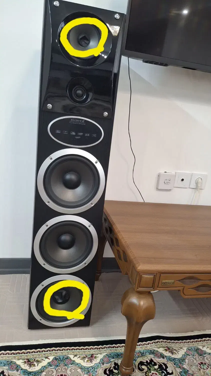 اسپیکر|صوتی و تصویری|نوشهر, |دیوار