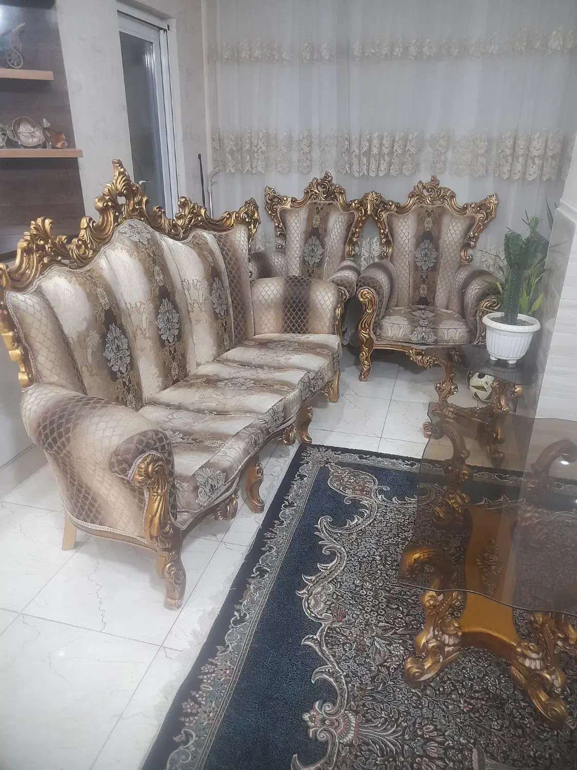 مبل استیل در حد نو|مبلمان خانگی و میز عسلی|رباط‌کریم, رباط‌کریم|دیوار