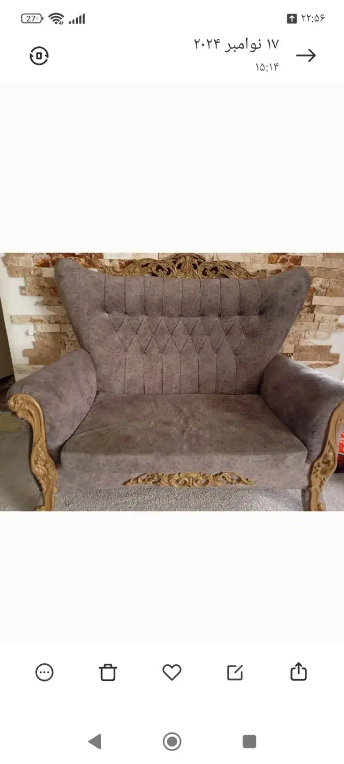 مبل راحتی ۶نفره دوعدد دونفره دو عدد تک نفره|مبلمان خانگی و میز عسلی|قرچک, باقرآباد|دیوار