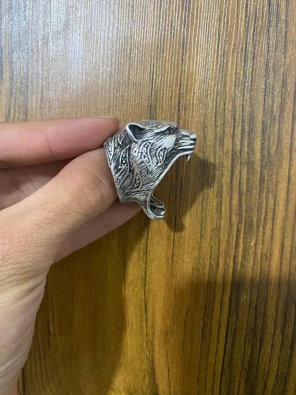 انگشتر نقره فوق زیبا ببر ایتالیایی|جواهرات|آمل, |دیوار