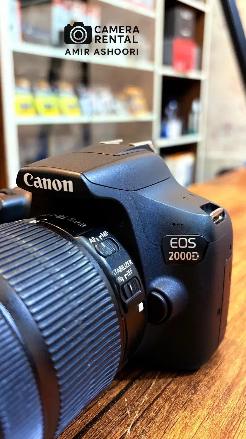 دوربین Canon 2000D ب همراه لنز 18-55 و 18-135|دوربین عکاسی و فیلمبرداری|رشت, دیانتی|دیوار
