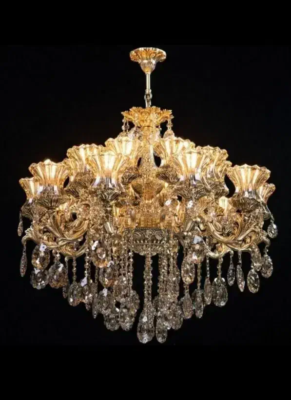 لوستر برنز مدل۶۶۵۵|لوستر و چراغ آویز|قم, نیروگاه|دیوار