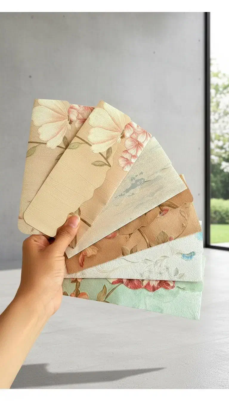 پاکت از کاغذ دیواری دست ساز|لوازم التحریر|ساوه, |دیوار