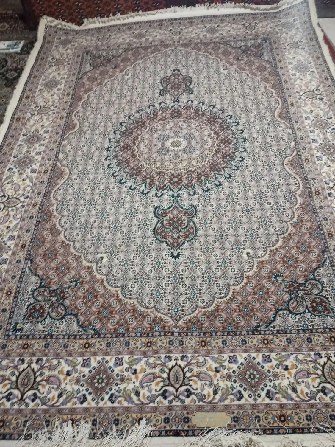 فرش دستباف 6متری نو دستباف|فرش|آبسرد, |دیوار
