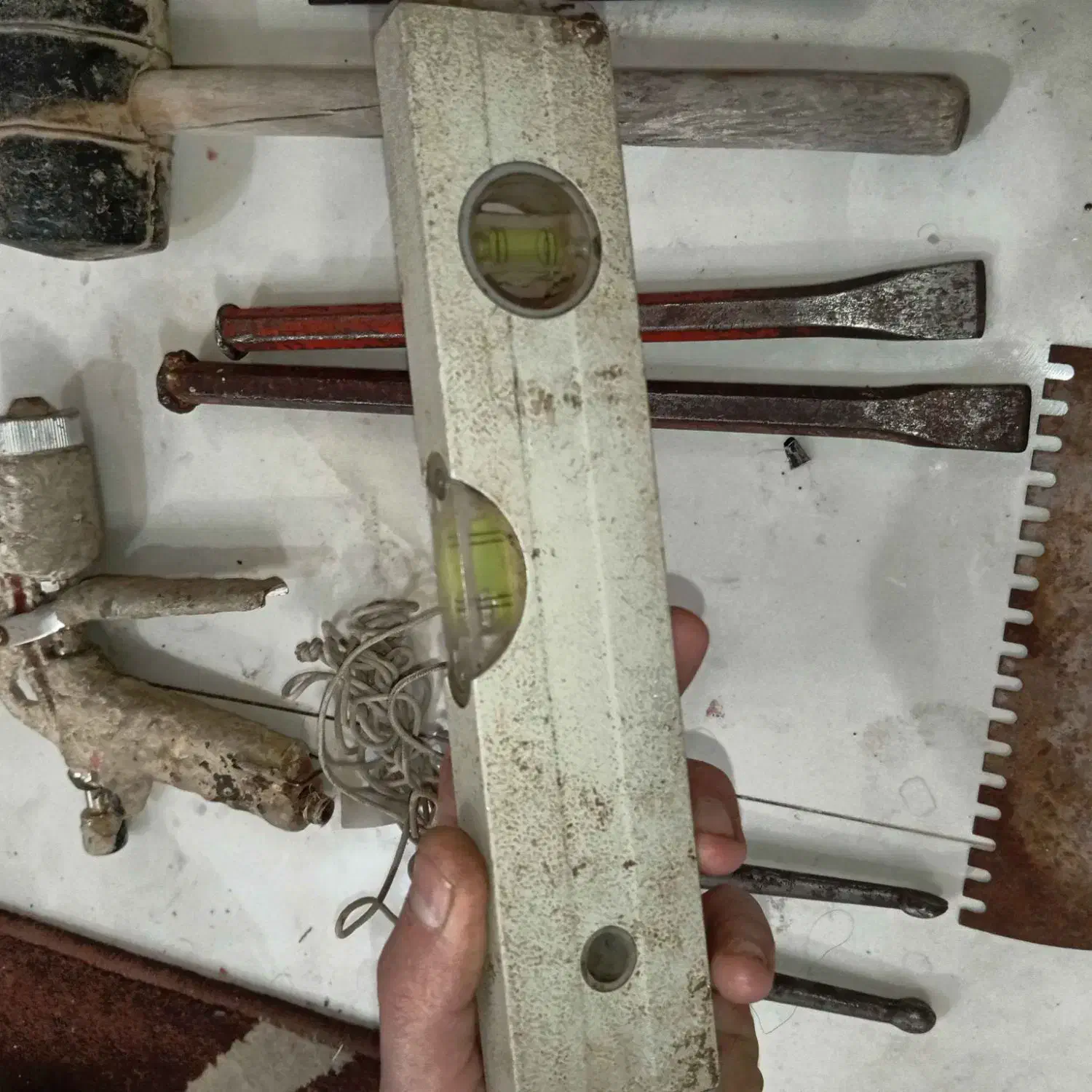 ابزار بنایی تراز شاقول قلم و...|ابزارآلات|قم, بلوار امین و ساحلی|دیوار