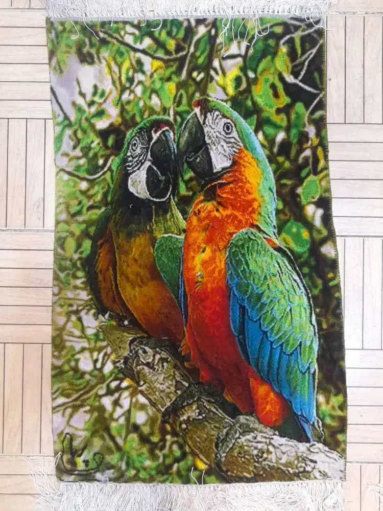 تابلو فرش های زیبا دستبافت تبریز چله ابریشم|تابلو فرش|ورامین, ورامین|دیوار