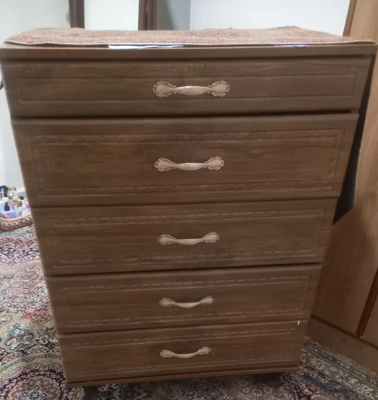 دراور ۵ کشو کاملا سالم بدونه خط و خش|جاکفشی، کمد، دراور|محمدیه-قزوین, |دیوار