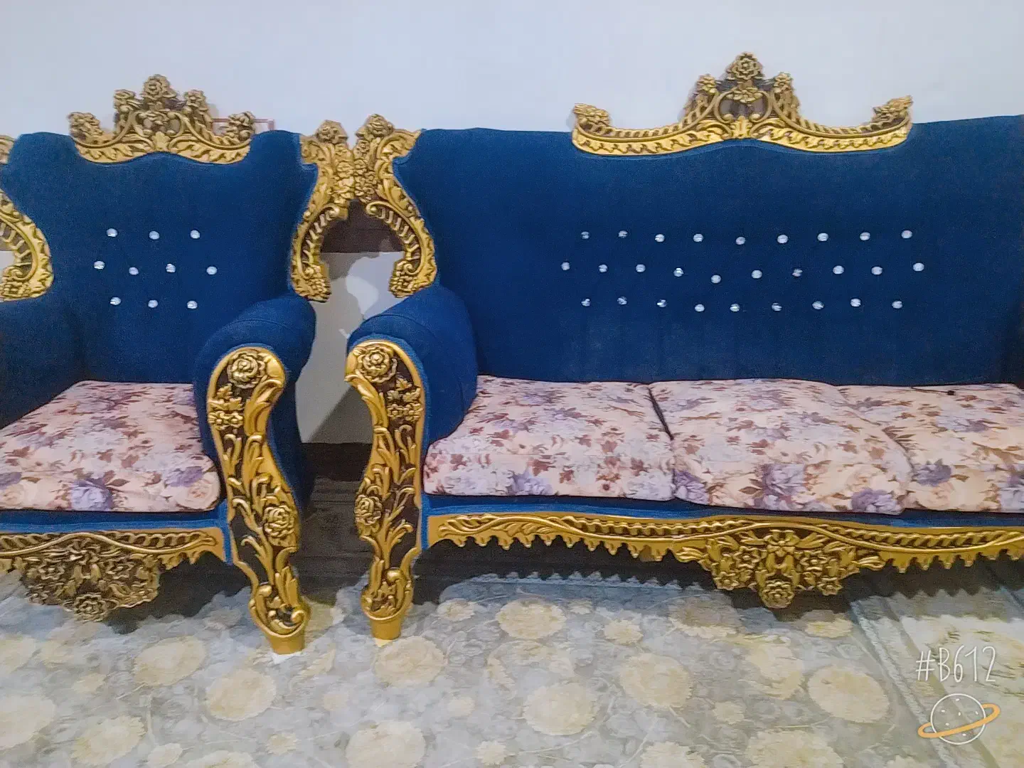 مبل و پرده باهم|مبلمان خانگی و میز عسلی|دهدشت, |دیوار