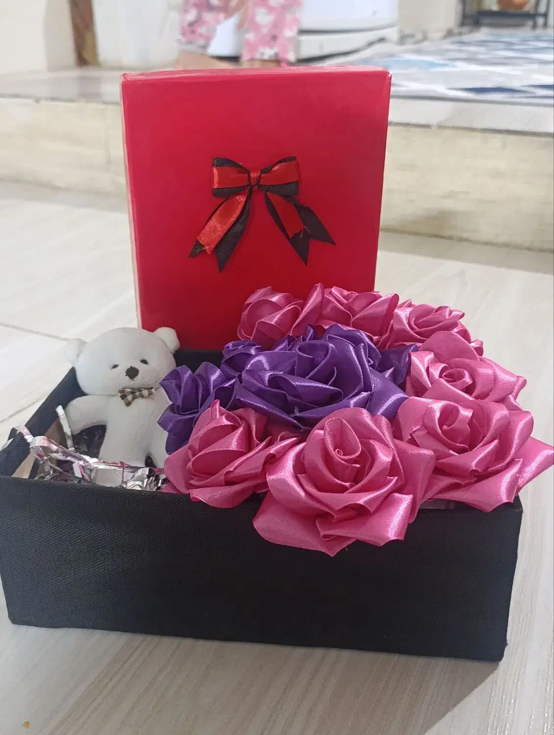 گل روبانی|گل مصنوعی|بجنورد, |دیوار