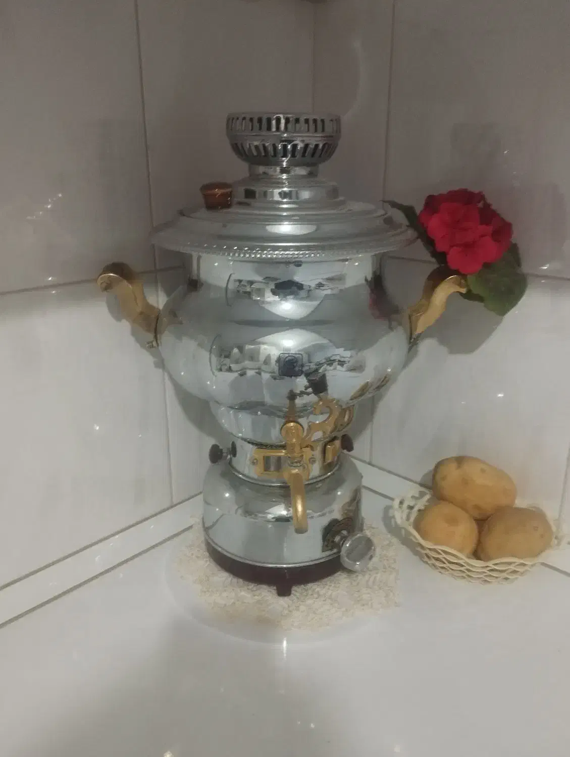 سماوری گازی نو فقط یه بار استفاده شده|سماور، چای‌ساز، قهوه‌ساز|نیشابور, شهرآرا|دیوار
