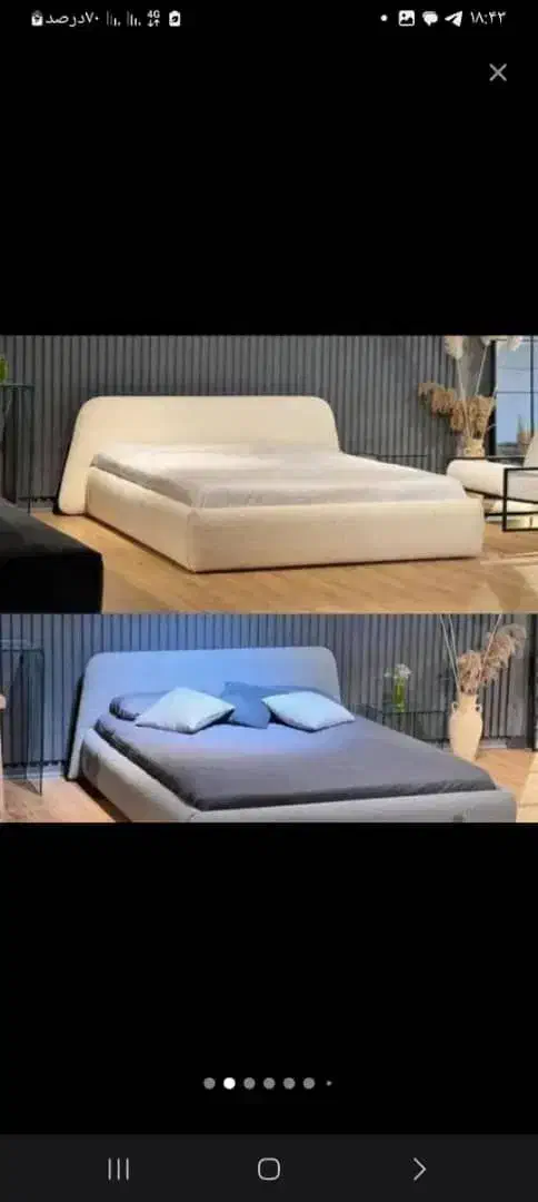 تخت مهرزاد .تولید کننده سرویس خواب دونفره و تکنفره|تخت و سرویس خواب|پرند, فاز ۰|دیوار