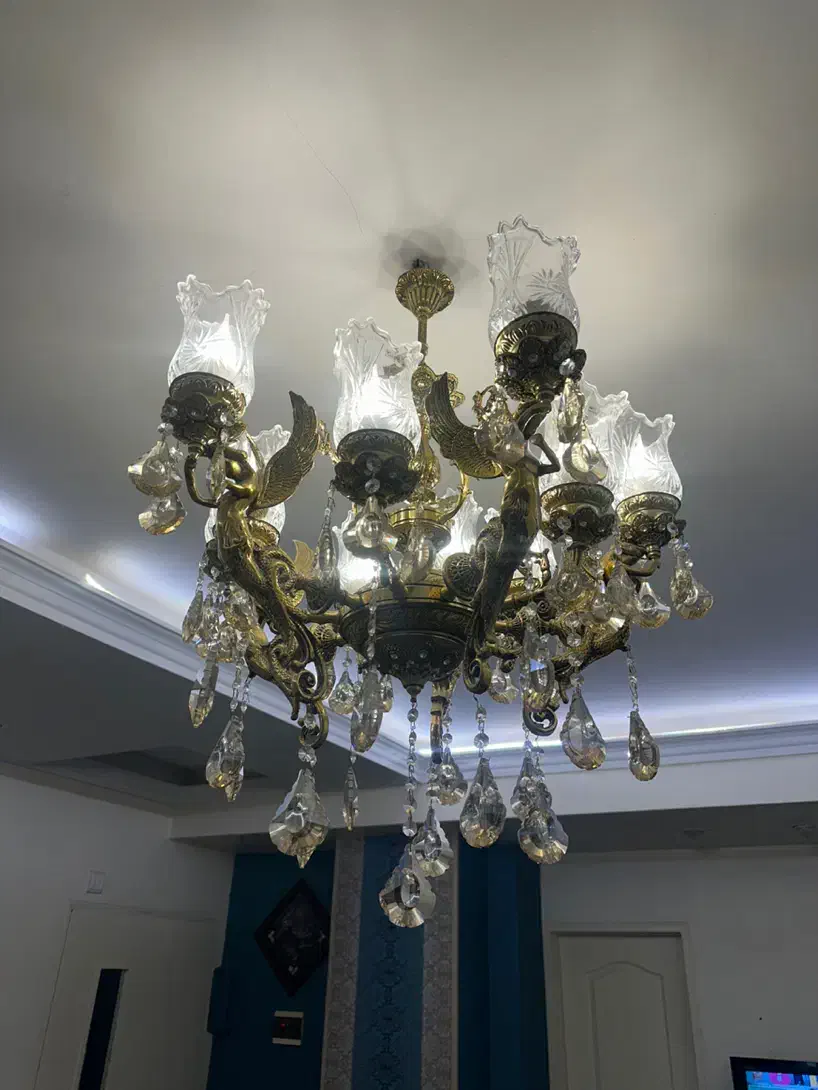 لوستر برنز|لوستر و چراغ آویز|تهران, طرشت|دیوار