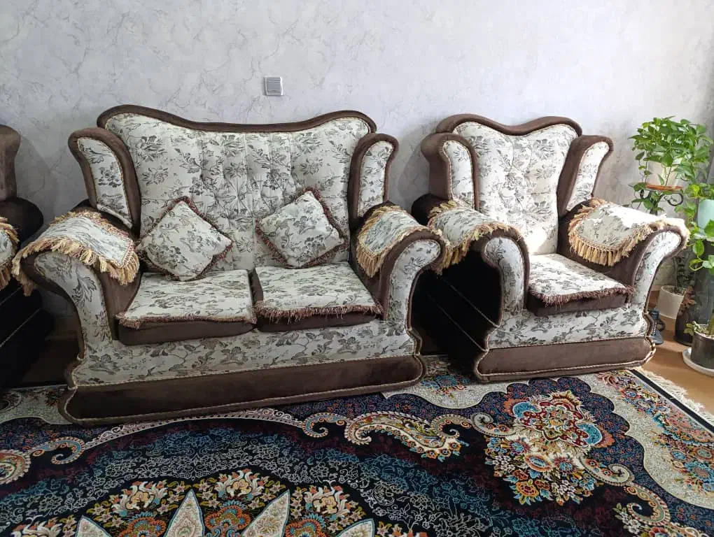 مبل ۷ نفره نو|مبلمان خانگی و میز عسلی|کازرون, |دیوار