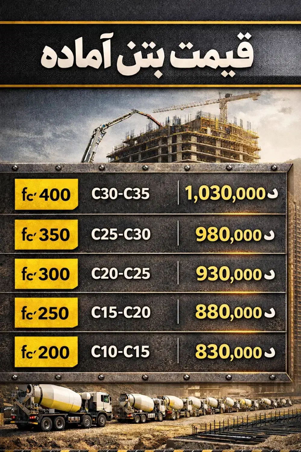 بتن آماده|مصالح و تجهیزات ساختمان|کرمانشاه, |دیوار