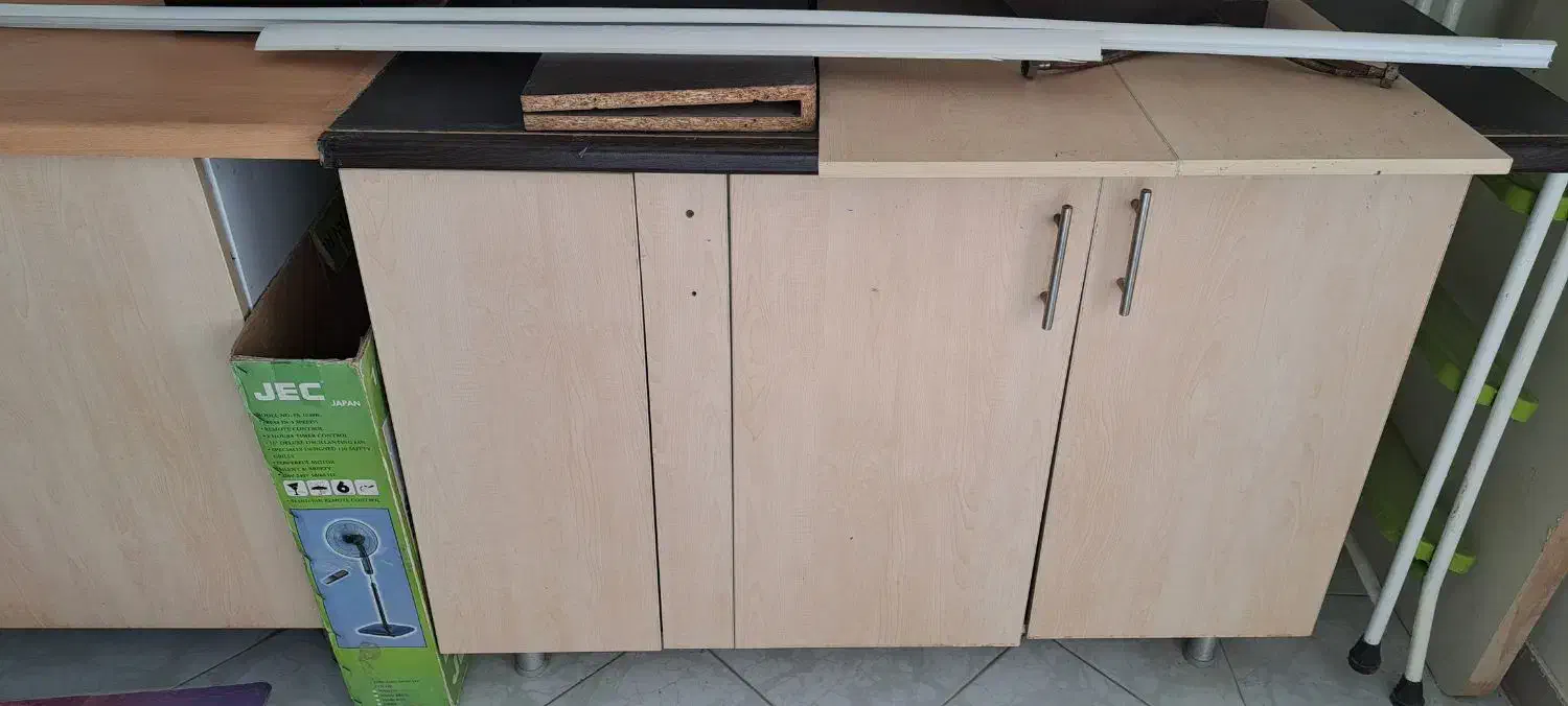 کابینت ام دی اف سالم زمینی ۴.۵ متر|مصالح و تجهیزات ساختمان|فولادشهر, فولادشهر|دیوار