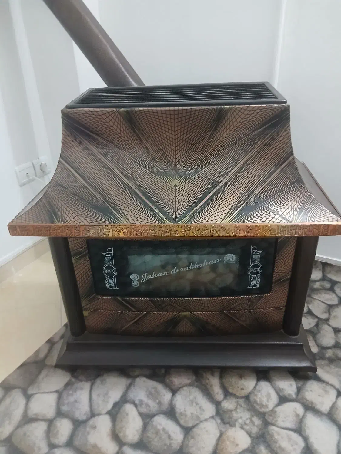 بخاری طرح شومینه|بخاری، هیتر، شومینه|مشهد, زمرد|دیوار