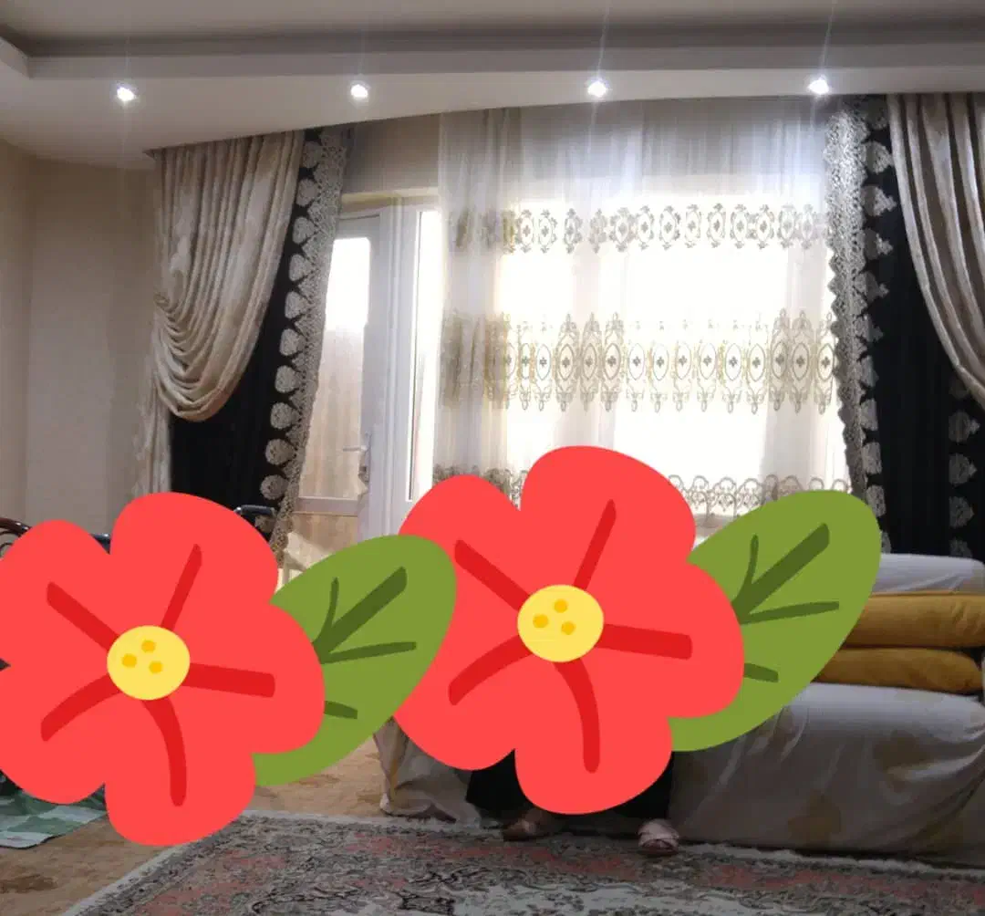 پرده شیک و قشنگ|پرده، رانر، رومیزی|اهواز, کوی سعدی|دیوار