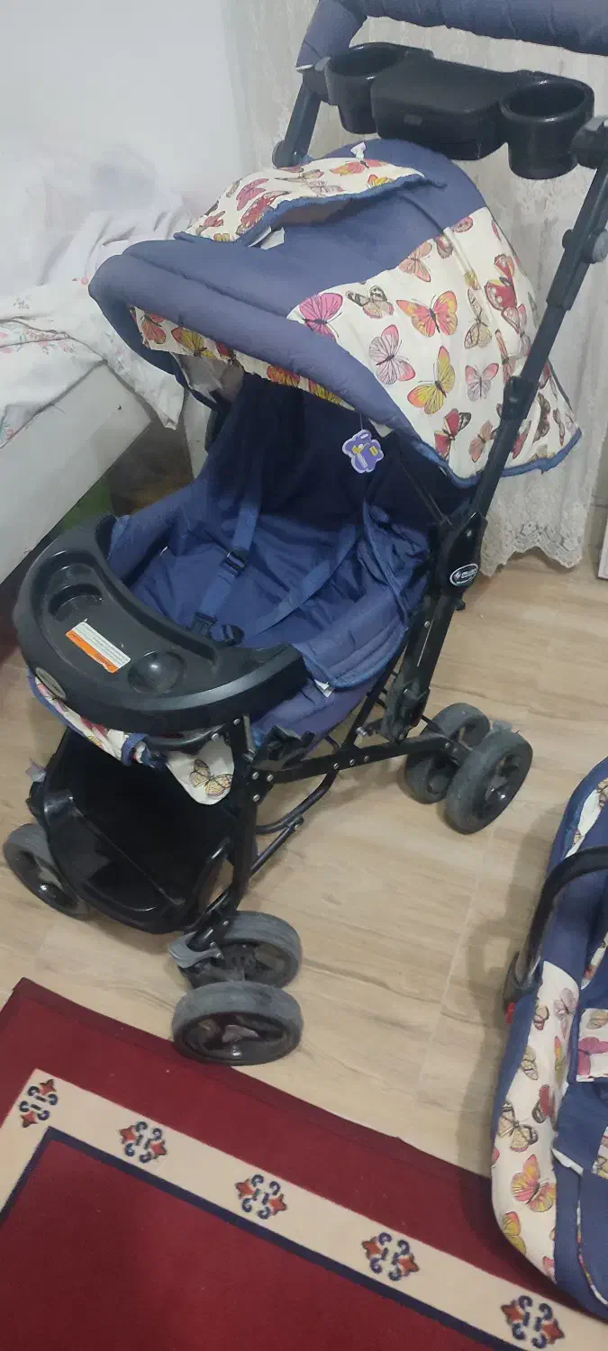 ست کالسکه و کریر و کمک مادر و رورووک|کالسکه و لوازم جانبی|مهاباد (آذربایجان غربی), |دیوار