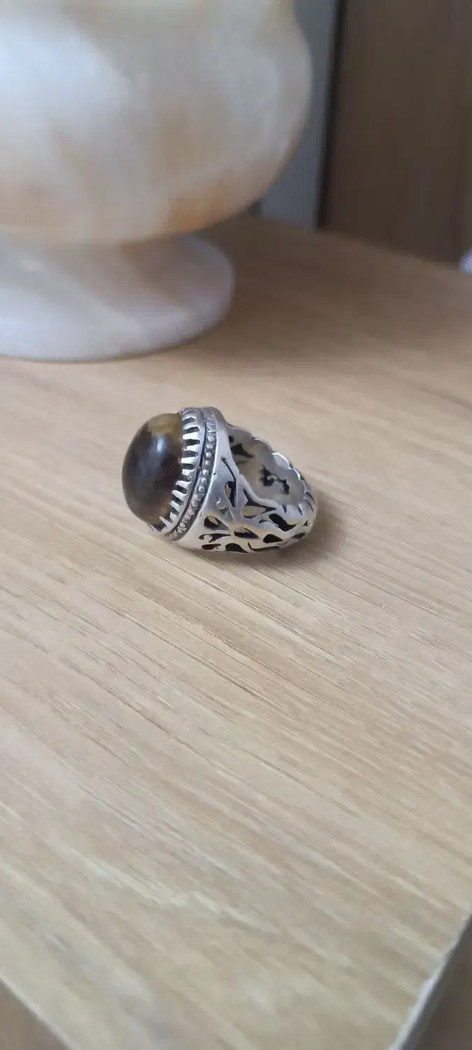 انگشتر عقیق یمن خزه ای|جواهرات|مشگین شهر, |دیوار