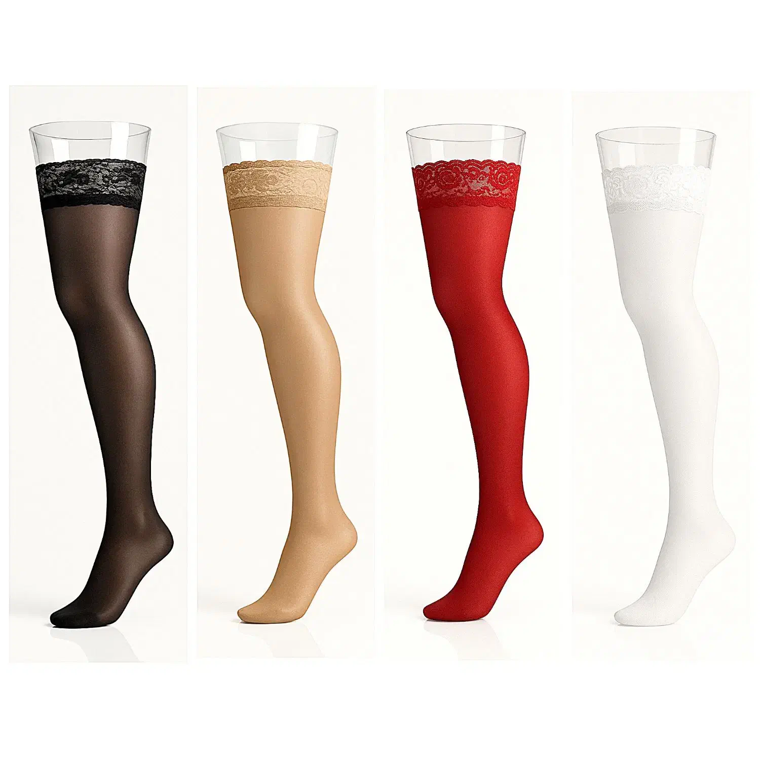 جوراب بلند لب گیپور بالا زانو جوراب شلواری شورت|لباس|اصفهان, شهرک کاوه|دیوار