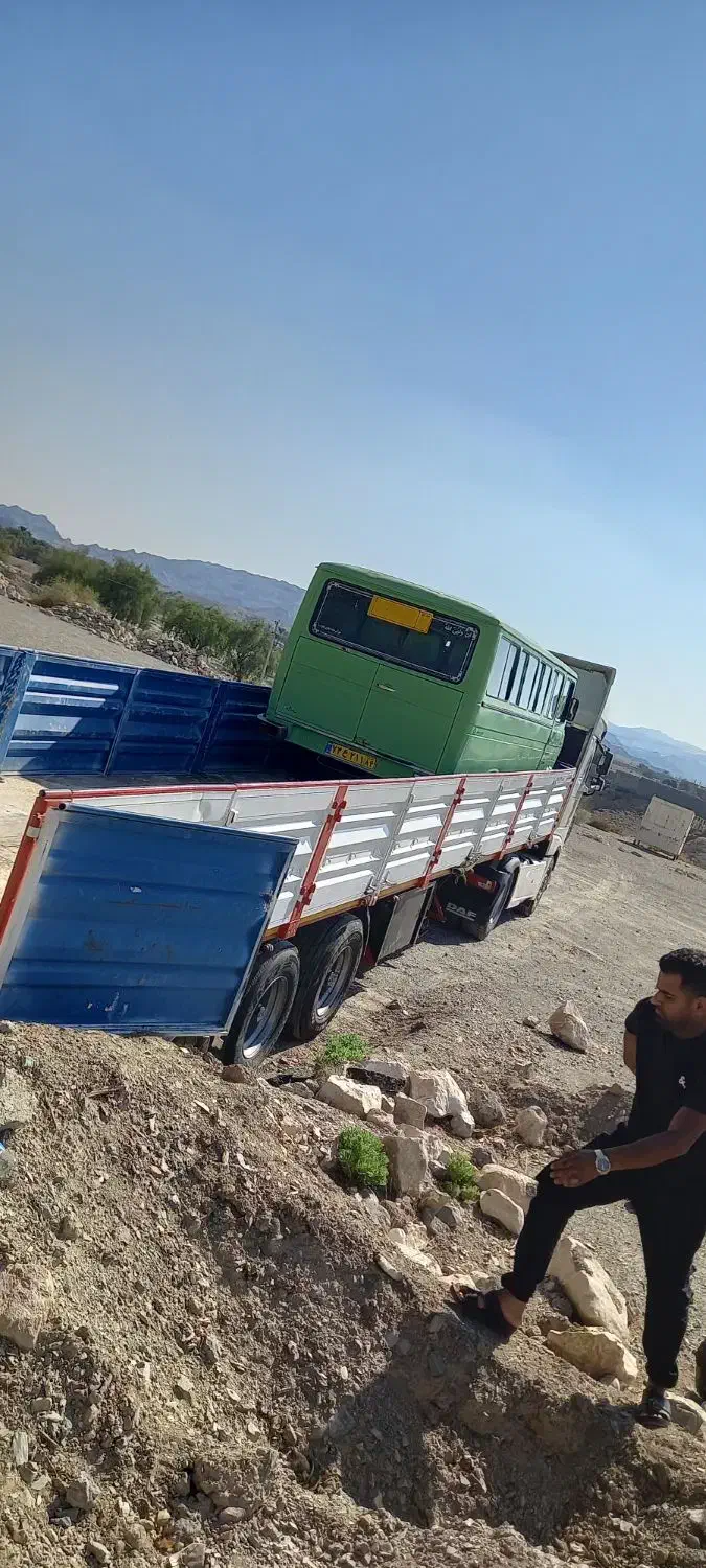 اسقاط مینی بوس بنز  کشنده خودرو سنگین|خودرو سنگین|جیرفت, |دیوار