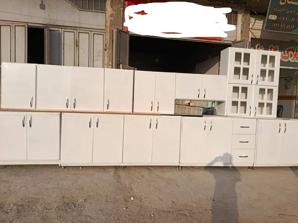 ۱۰مترکابینت فلزی عرض۶۰ دست دوم ورق ۷۰درحدنونو|مصالح و تجهیزات ساختمان|شیراز, ماه فیروزان|دیوار