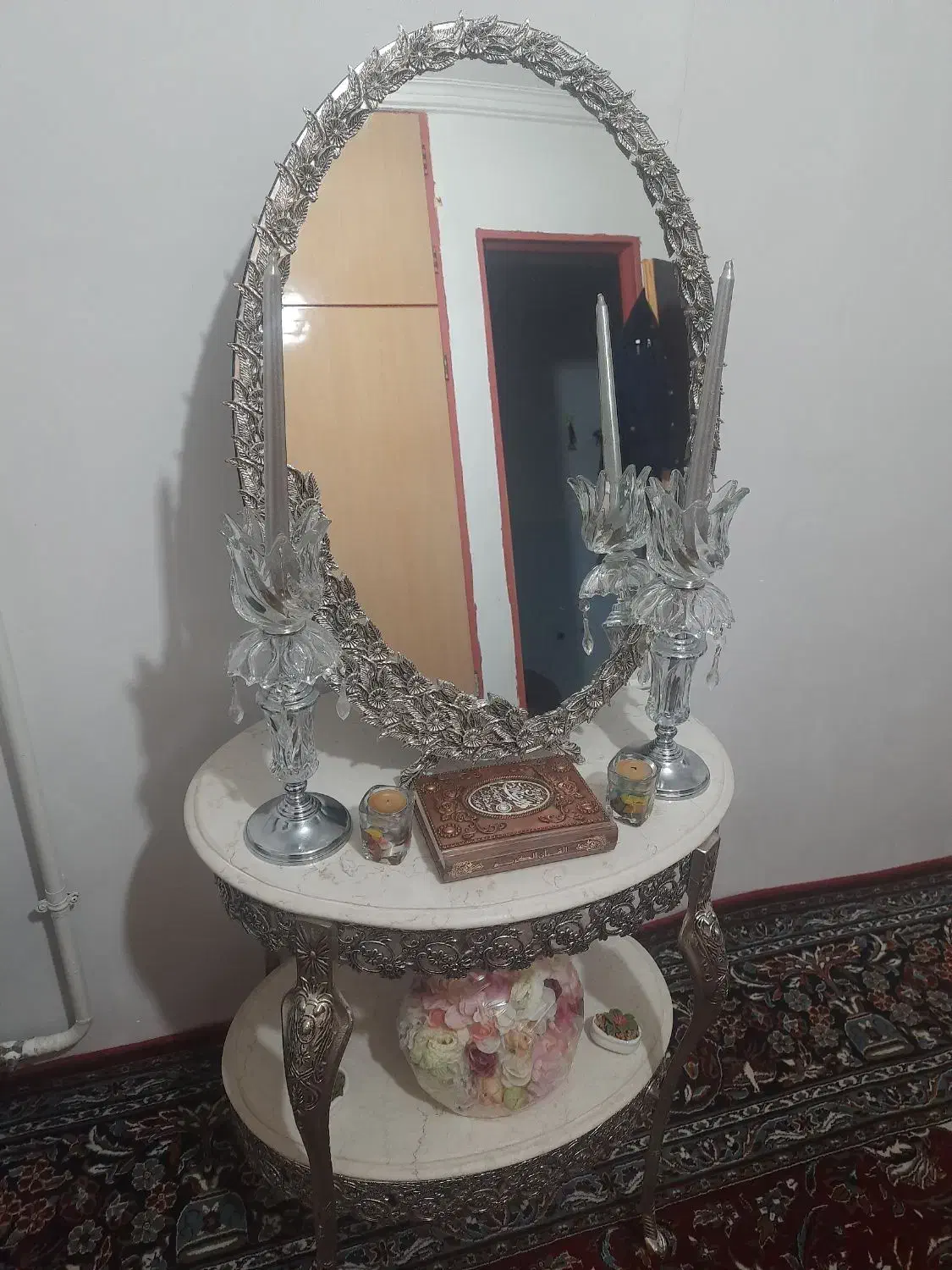 آینه و شمعدان|آینه|زنجان, |دیوار