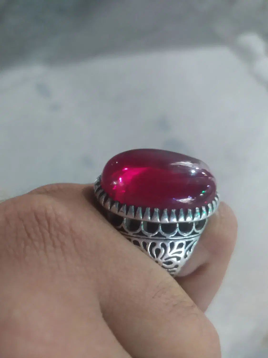 یاقوت درشت قدیمی رکای سنگین|جواهرات|زابل, |دیوار