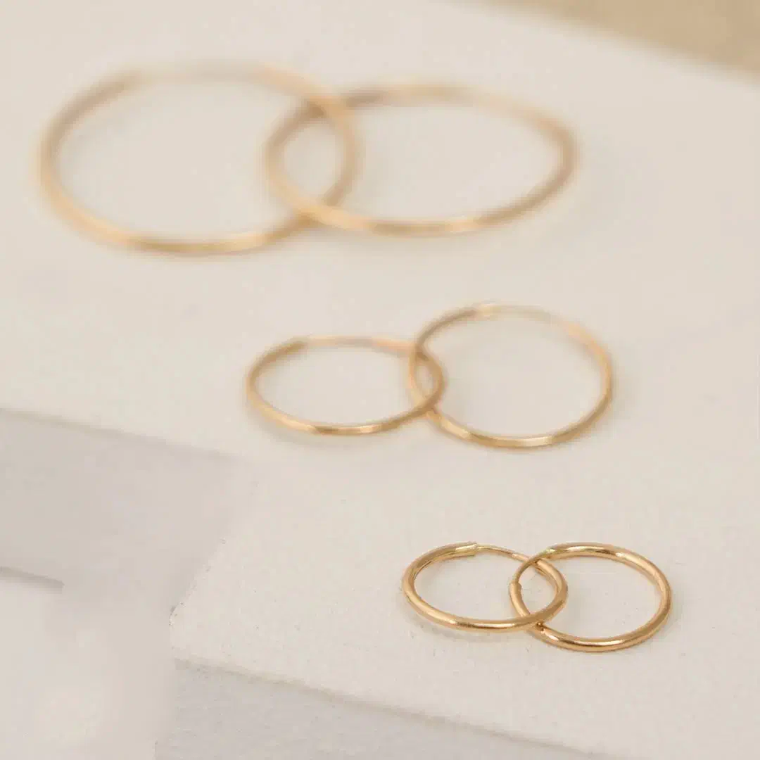 گوشواره حلقه و اشکال هندسی نقره مشابه طلا|بدلیجات|مشهد, گلشور|دیوار