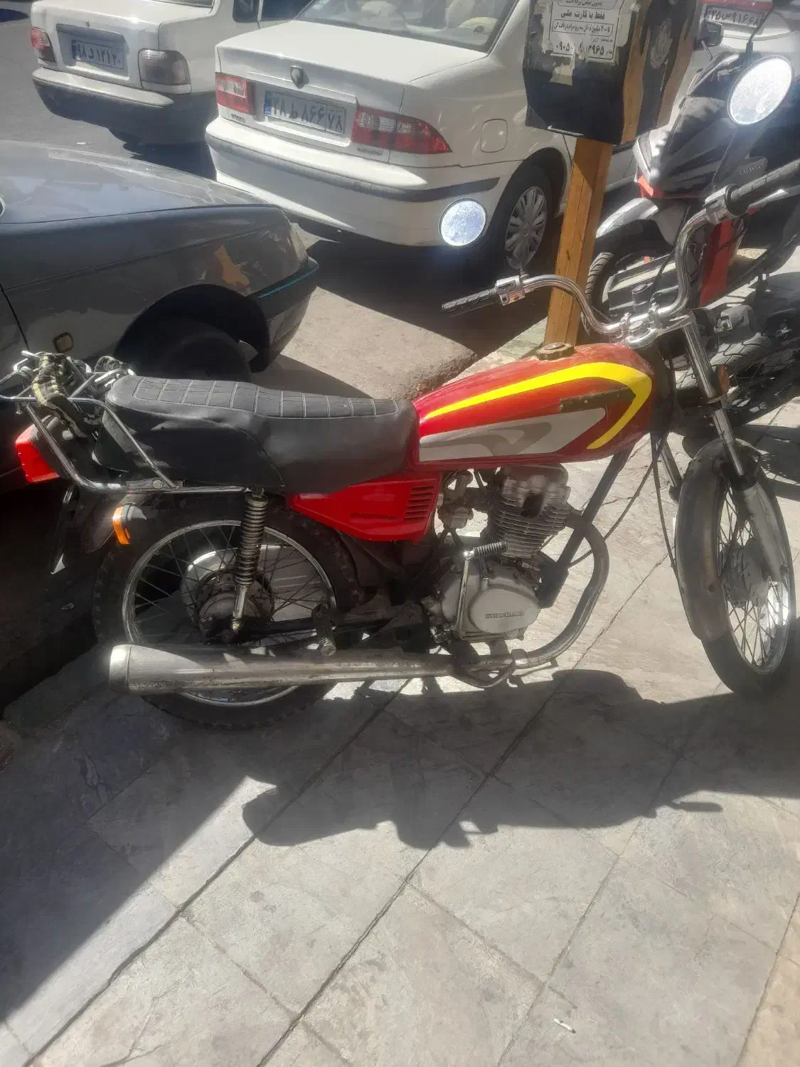 پلاک ملی|موتورسیکلت|هشتگرد, هشتگرد قدیم|دیوار