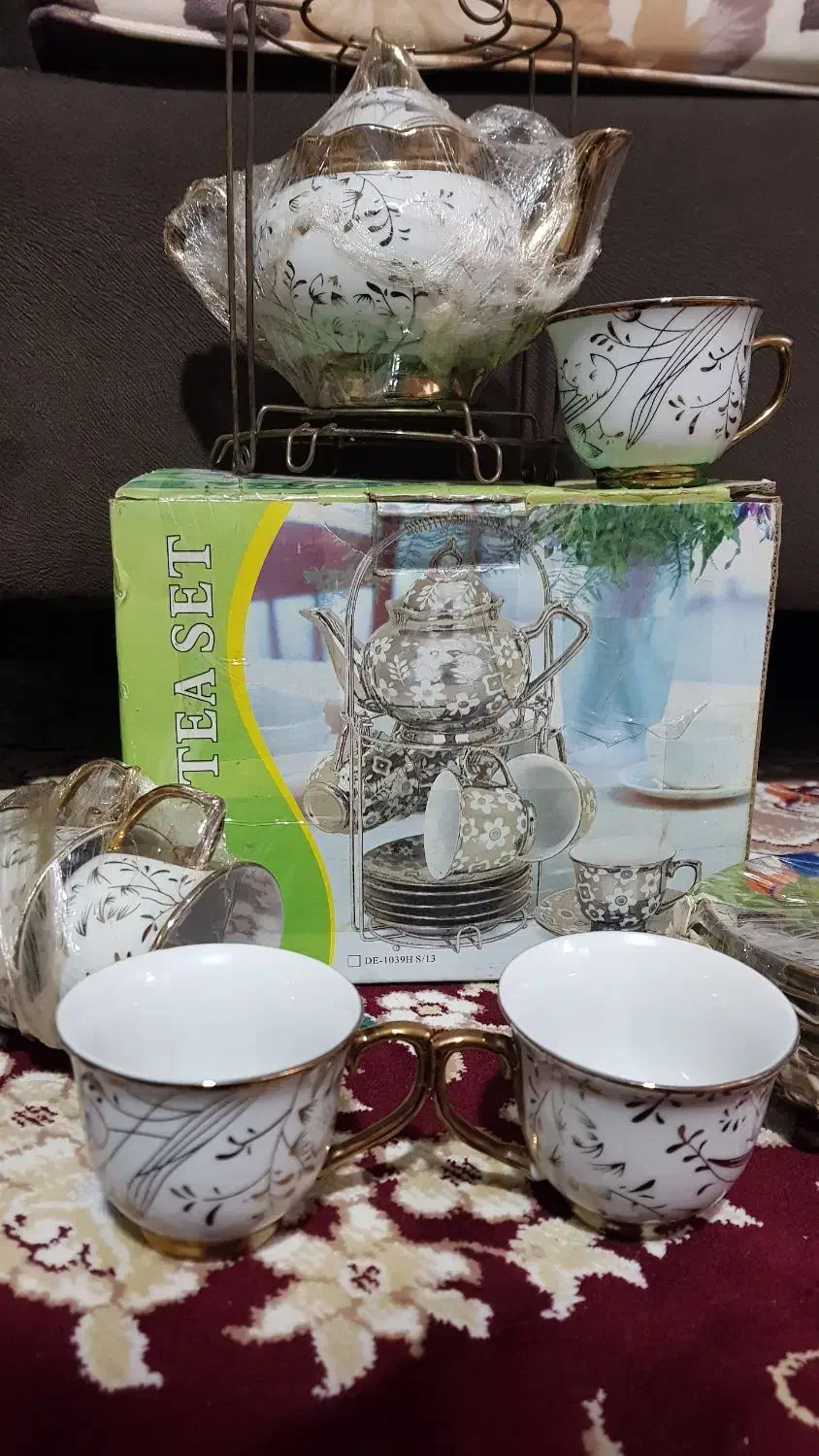 قوری و فنجان قهوه خوری ، فلاسک فلاکس آبچکان دوطبقه|حراج|قشم, |دیوار