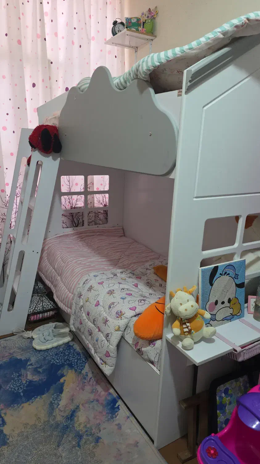 تخت خواب دوطبقه|تشک تختخواب|قم, باغ شریفی|دیوار