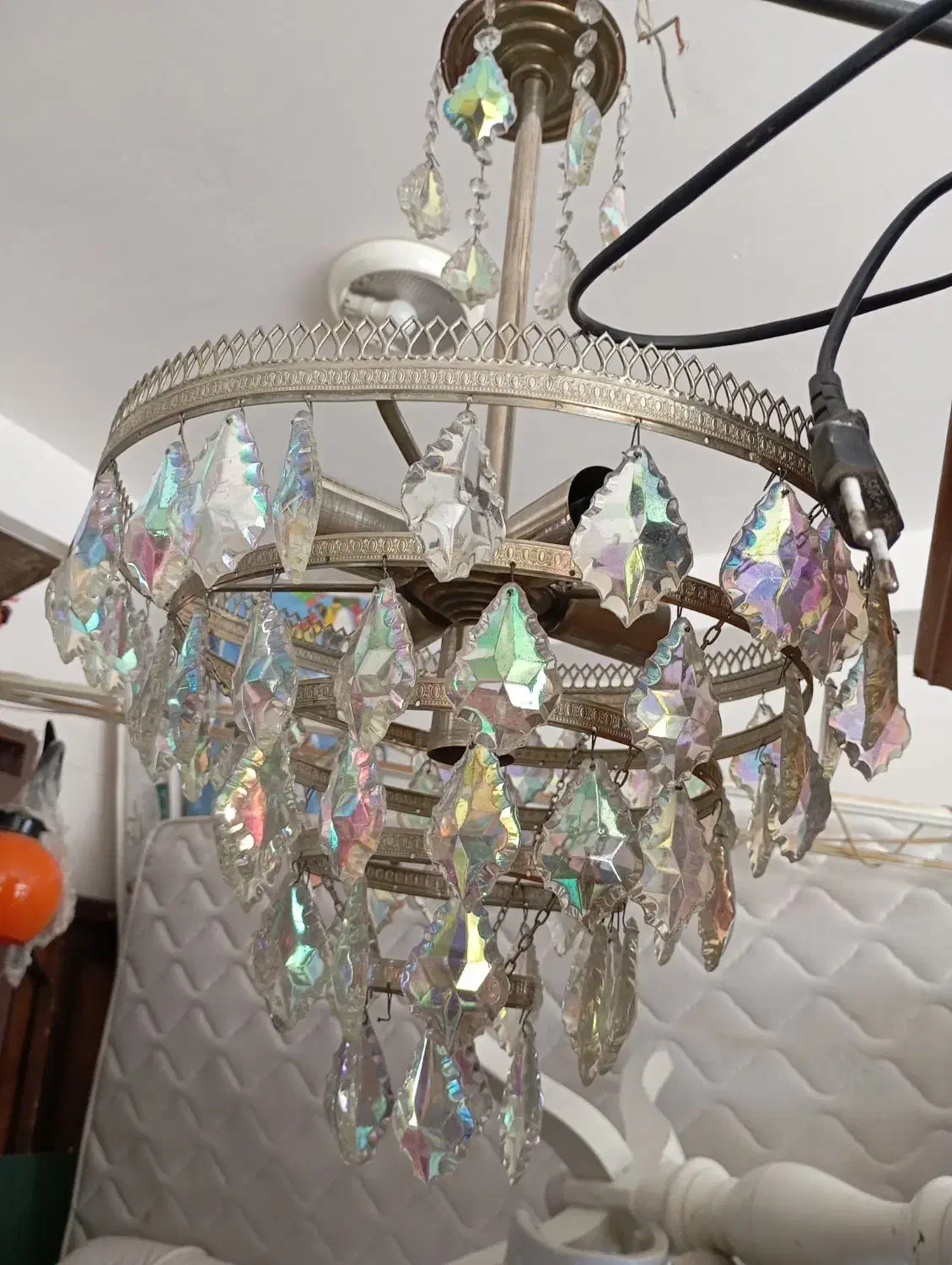 لوستر برنز|لوستر و چراغ آویز|تبریز, |دیوار